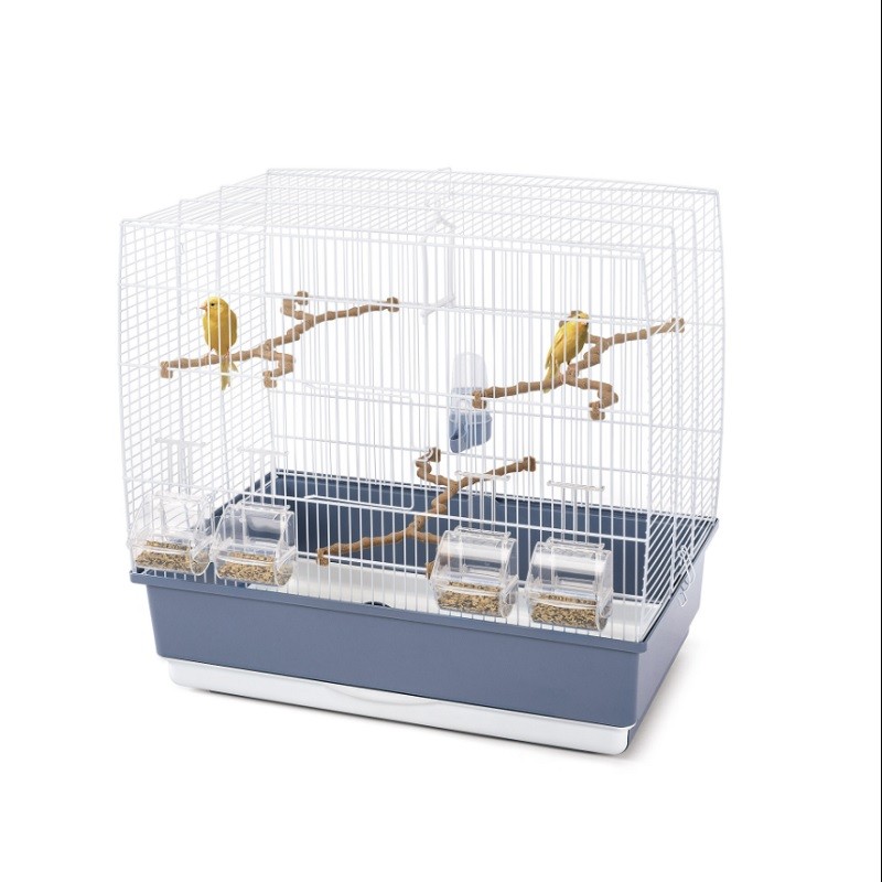 GABBIA IMAC PER UCCELLINI "IRENE 4" CON FONDO AZZURRO cm 59 x 38 x 56