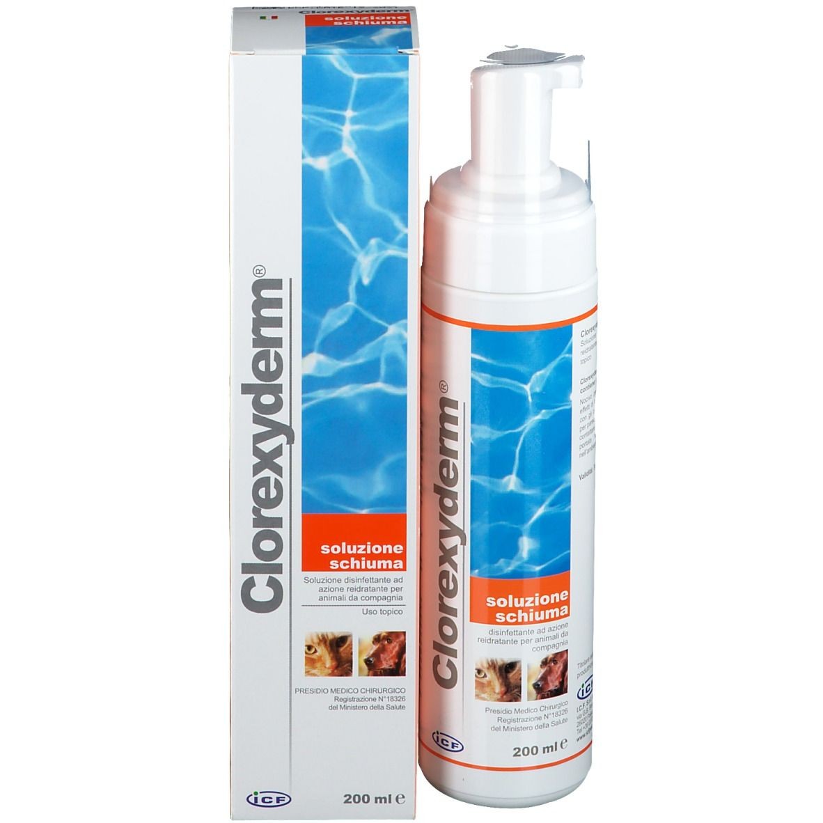 CLOREXYDERM SOLUZIONE SCHIUMA ML 200