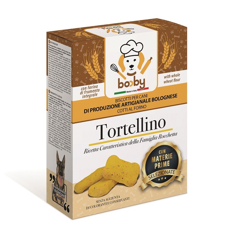 BOOBY BISCOTTO C/RIPIENO TORTELLINO GR.400