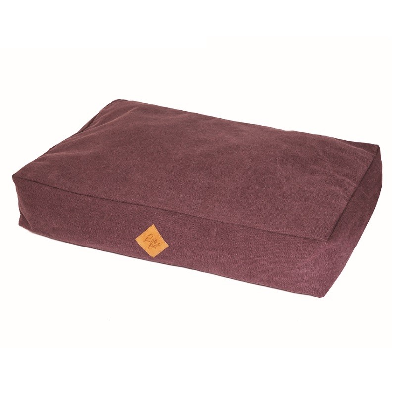 CUSCINO BRICK IN CANVAS COLORE VIOLA 50x80x15 h cm