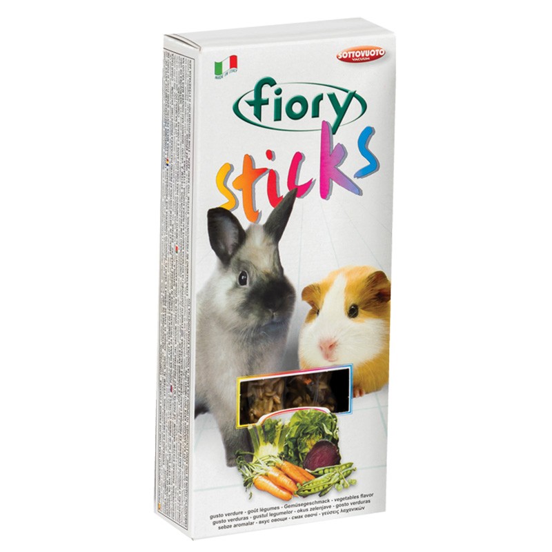 FIORY STICKS CONIGLI E CAVIE VERDURE GR 100 SOTTOVUOTO