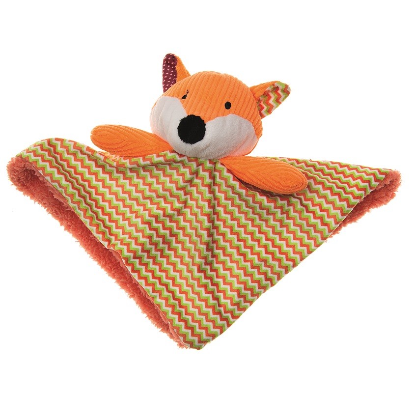 PLUSH COPERTINA VOLPE CON SONAGLIO