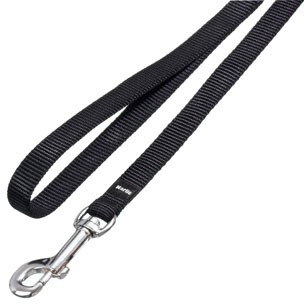 GUINZAGLIO ZIGGI NERO 100CM 25MM