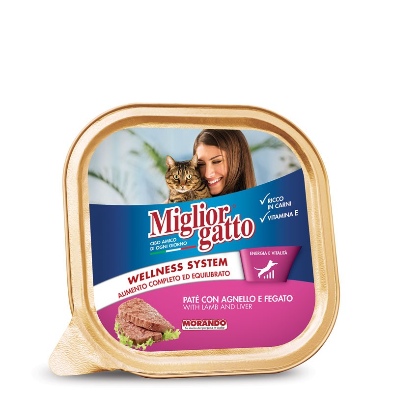 MIGLIOR GATTO VASC. AGNELLO E FEGATO GR 100X32