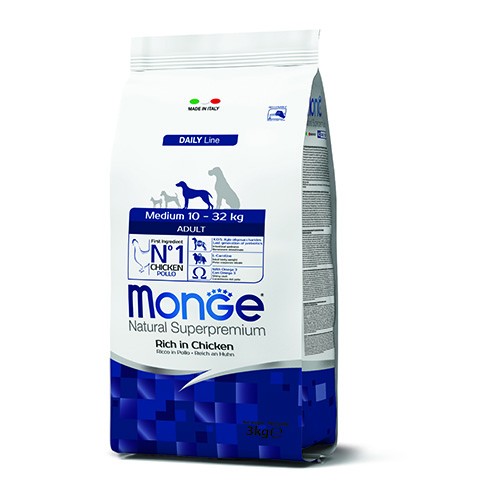 MONGE DOG MEDIUM ADULT KG 3