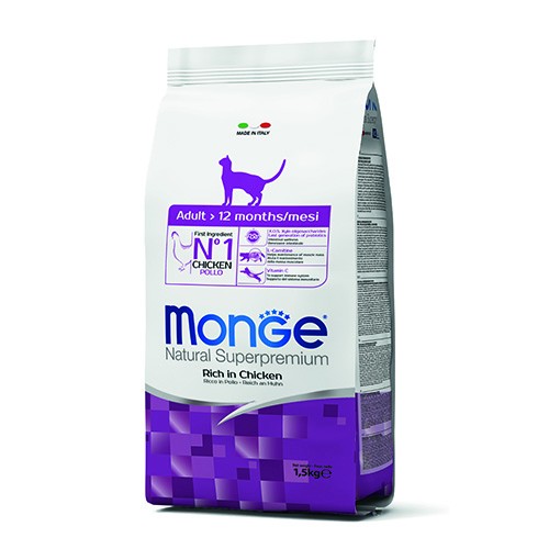 MONGE GATTO ADULT POLLO KG 1,5