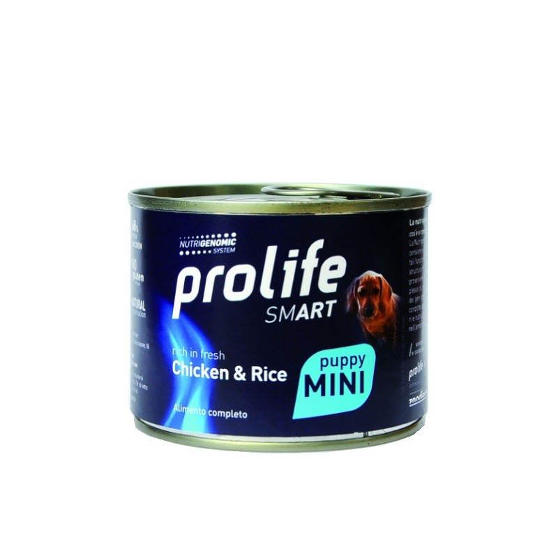 PROLIFE CANE SMART PUPPY POLLO E RISO MINI LATTINA GR 200 X 6