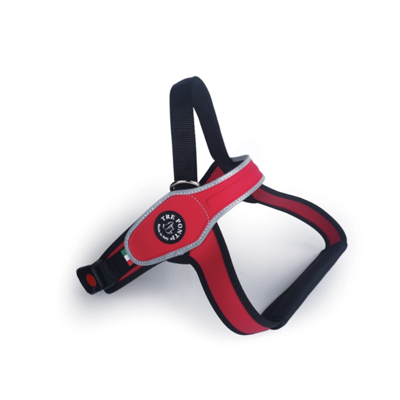 Pett. cani di grossa taglia con dorsale bordo rifr. MIS L ROSSO