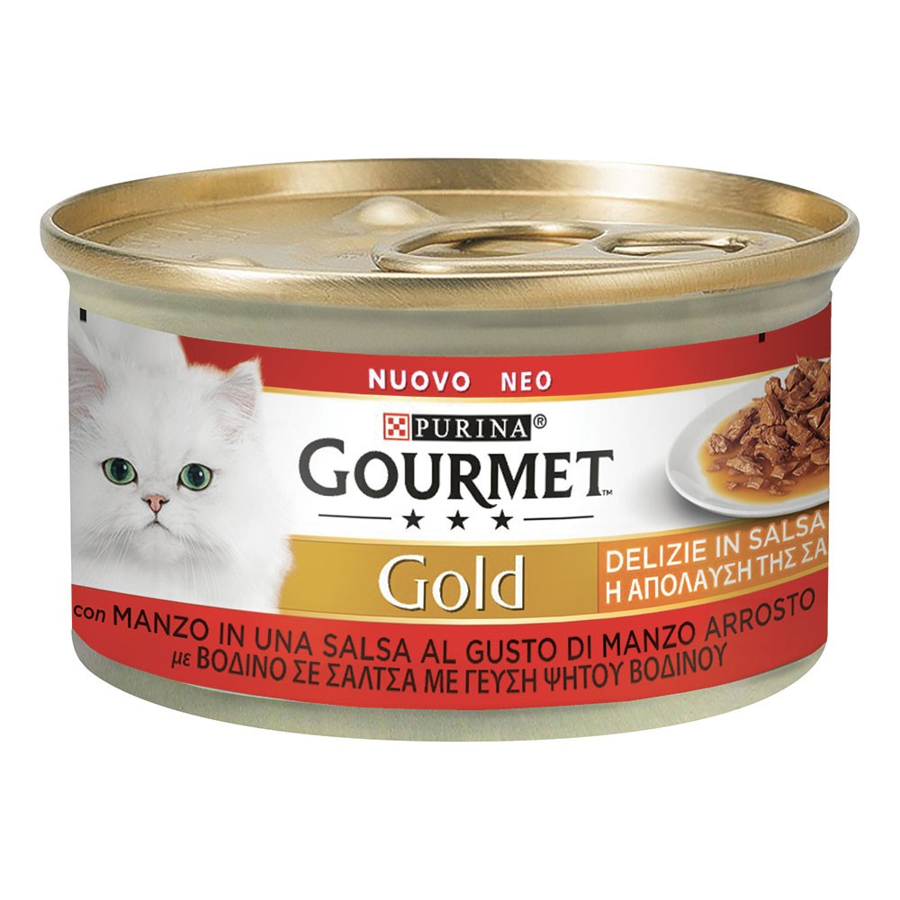 GOURMET GOLD DELIZIE IN SALSA MANZO GR 85X24