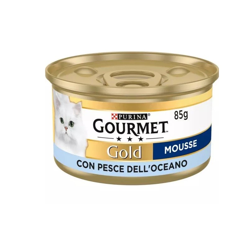 GOURMET GOLD MOUSSE CON PESCE DELL'OCEANO GR 85X24