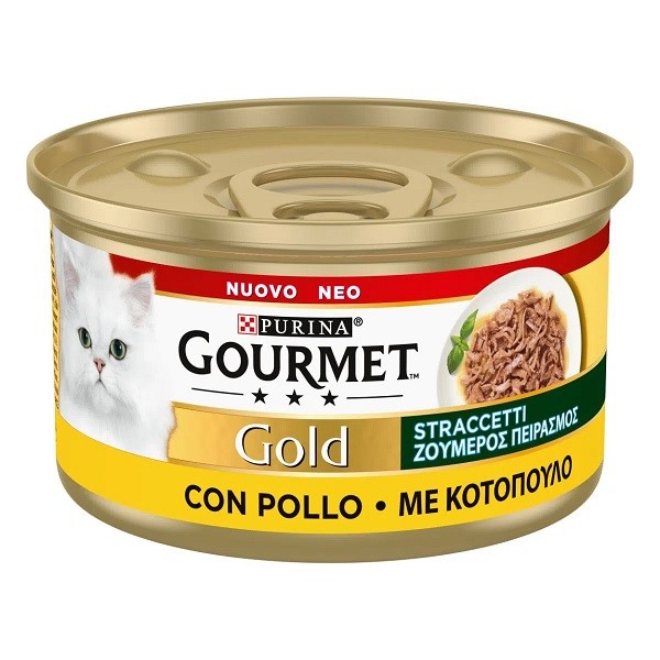 GOURMET GOLD STRACCETTI CON POLLO GR 85 X 24