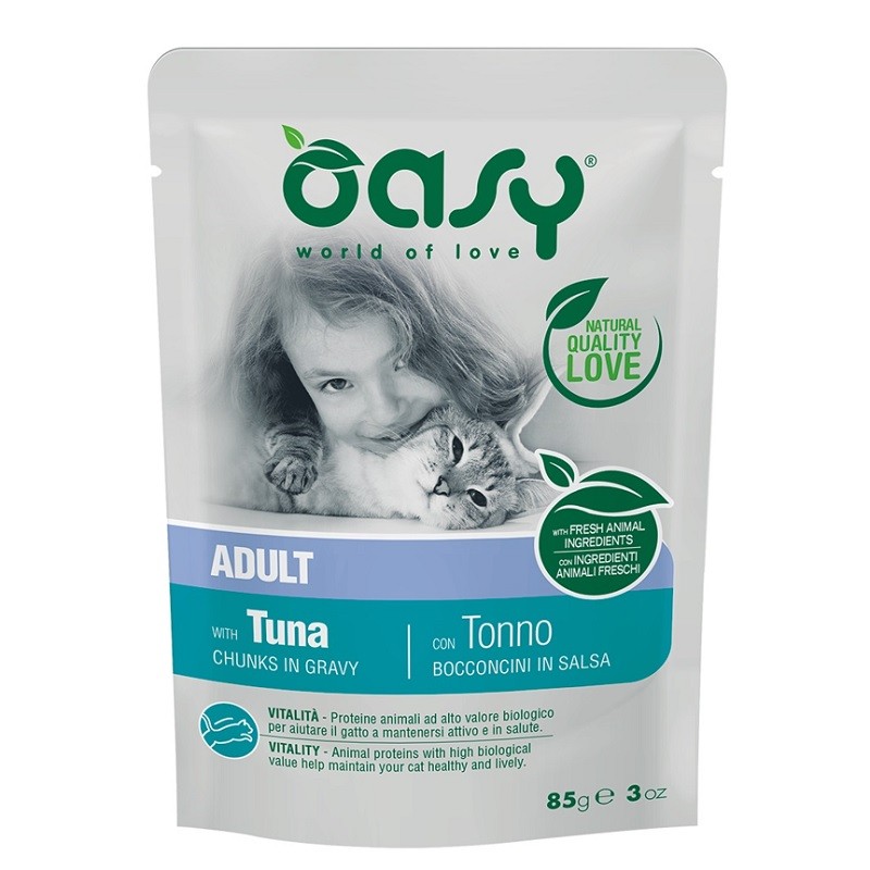 OASY CAT BOCC. BUSTA ADULT TONNO GR 85 X 12