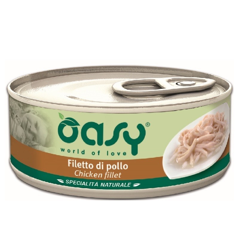 Oasy Wet Cat - POLLO Lattina GR 70 6 lattine