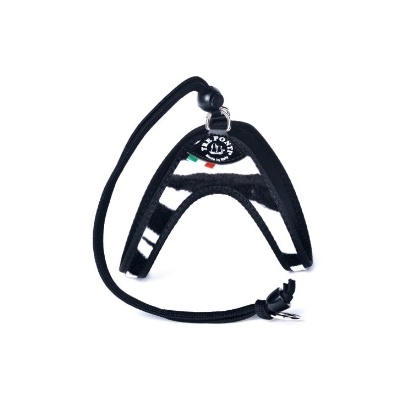 Pett. con pelliccia chiusura con laccio MIS 3 ZEBRA