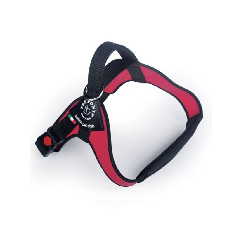 Pett. cani tg. grande Bordo rifrang. MIS. XXL ROSSA