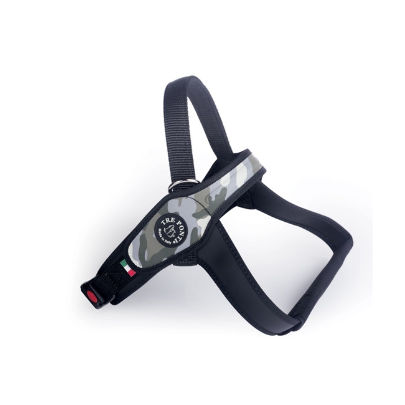 Pett. cani di grossa taglia con dorsale bordo cannete  MIMETICO AMERICA MIS XXL