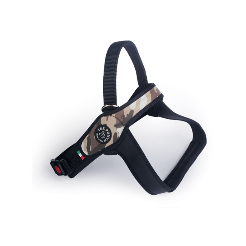 Pett. cani di grossa taglia con dorsale bordo cannete MIMETICO DESERTO MIS XL