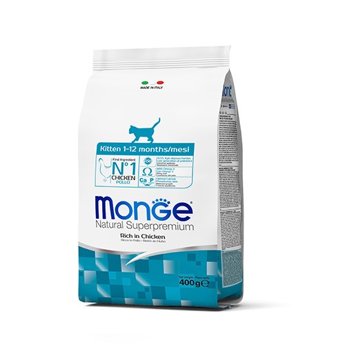 MONGE GATTO CROCCANTINO KITTEN POLLO GR 400