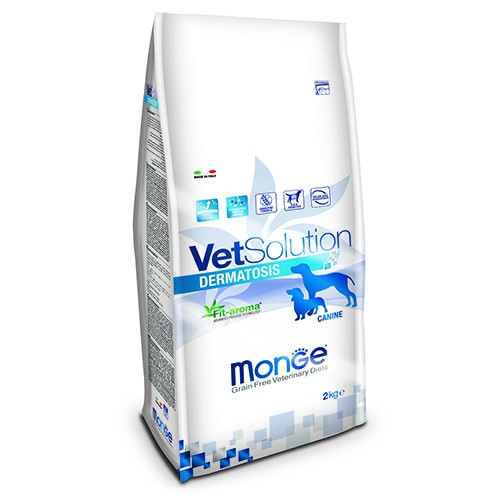 MONGE CANE CROCCHETTE VET SOLUTION DERMATOSIS KG 2