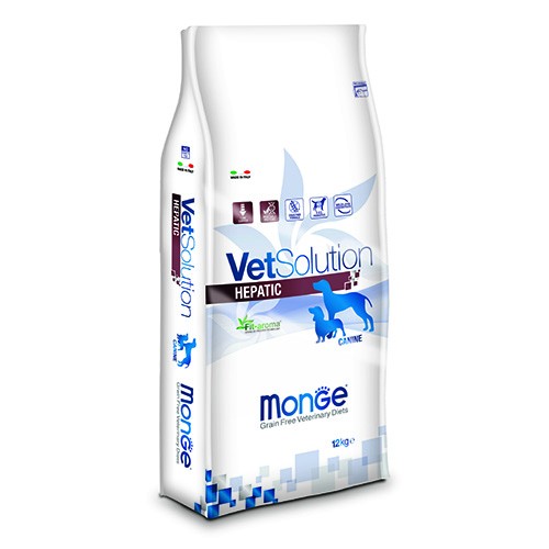MONGE CANE CROCCHETTE VET SOLUTION HEPATIC KG 12