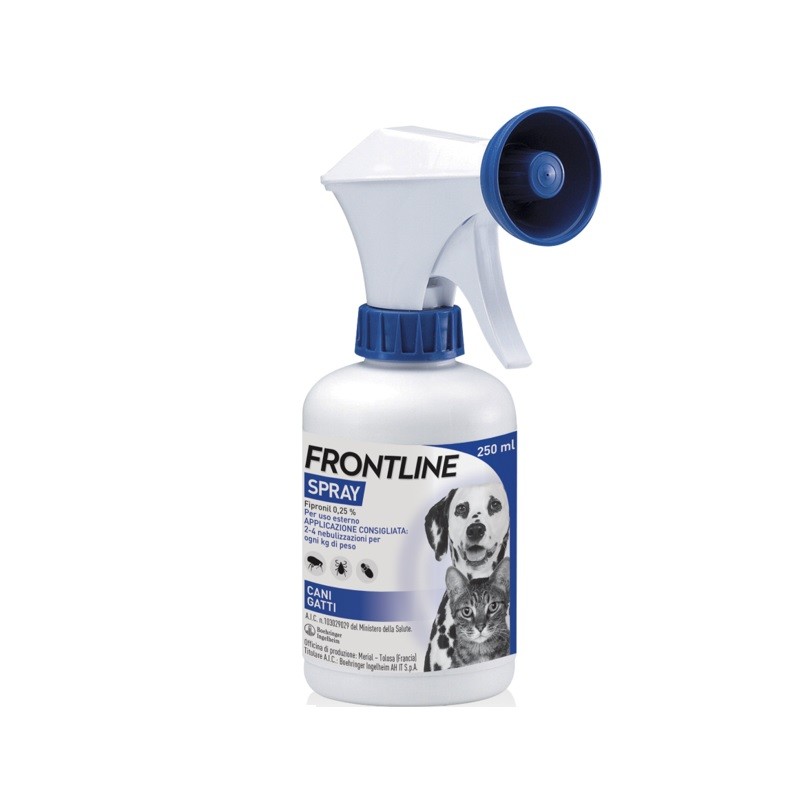 FRONTLINE SPRAY ANTIPARASSITARIO PER CANI E GATTI ML 250