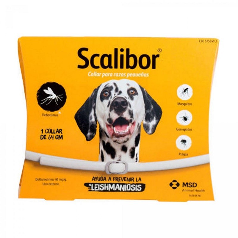 SCALIBOR COLLARE ANTIPARASSITARIO PER CANI DI GRANDE TAGLIA cm 65