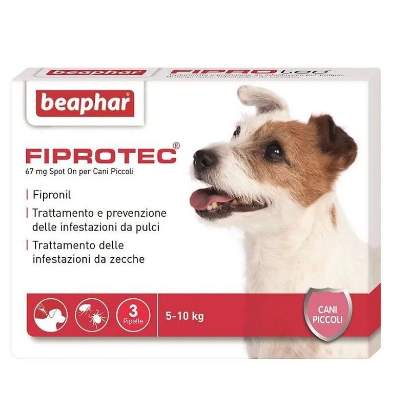 FIPROTEC SPOT ON PER CANI PICCOLI DA 2 A 10 KG 3 PIPETTE