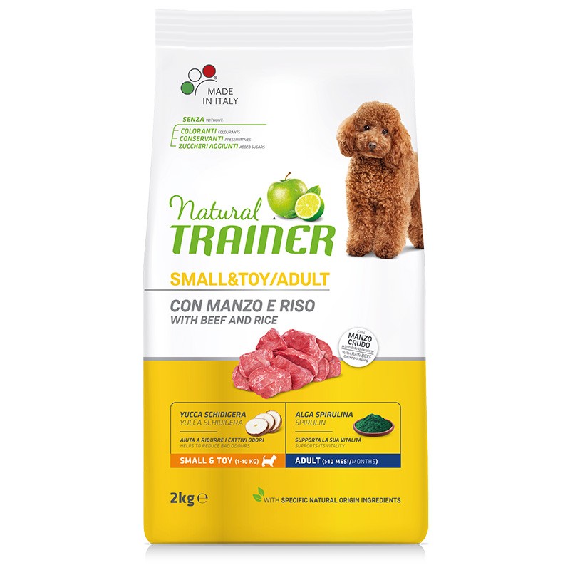 NATURAL TRAINER CROCCHETTE CANE SMALL&TOY ADULT MANZO 2 KG