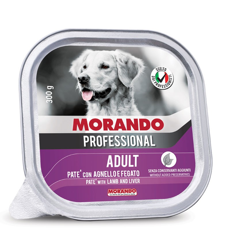MIGLIOR CANE PROFESSIONAL VASCHETTE AGNELLO E FEGATO GR 300 (18 vaschette)