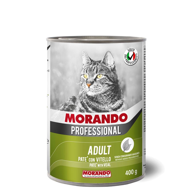 MIGLIOR GATTO PROFESSIONAL PATE VITELLO GR 400 (24 lattine)