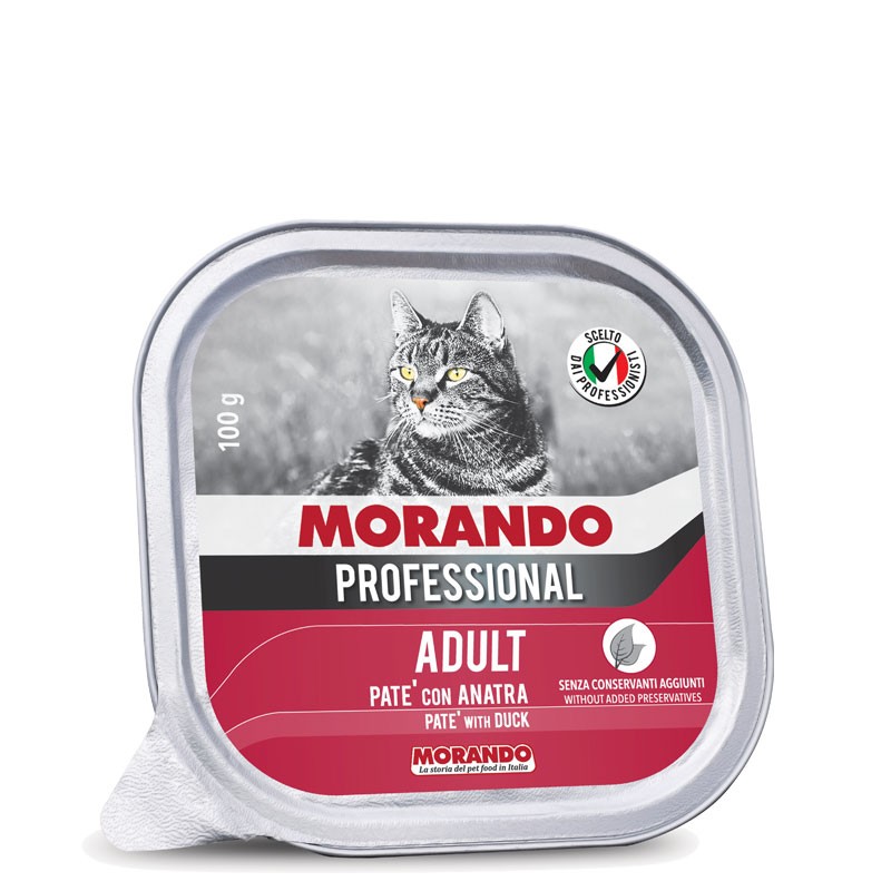 MIGLIOR GATTO PROFESSIONAL VASCHETTE ANATRA GR 100 (32 vaschette)