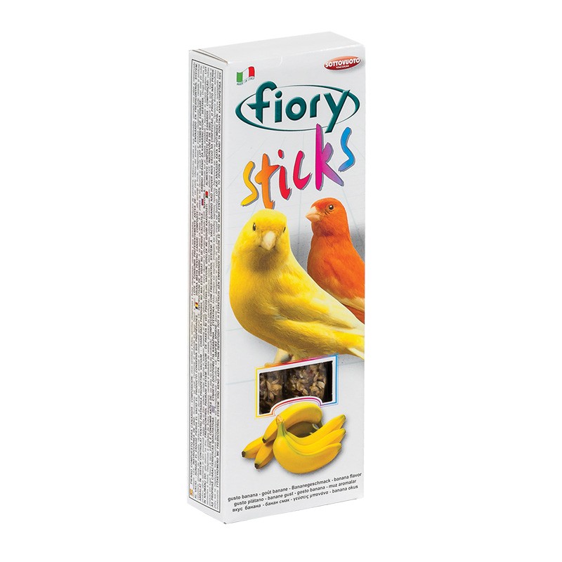 FIORY STICKS PER CANARINI GUSTO BANANA GR 60