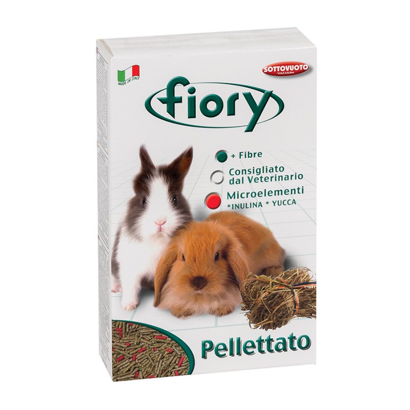 FIORY PELLETTATO PER CONIGLI NANI E CAVIE GR 850