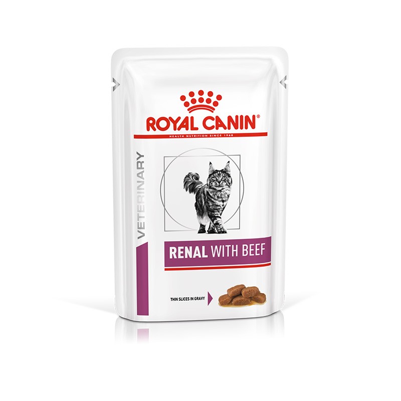 ROYAL CANIN GATTO BUSTE RENAL MANZO GR 85 (12 bustine)