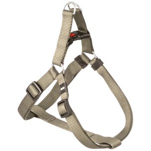 PETTORINA DA CANE BEIGE IN NYLON 20-35 CM 10 MM