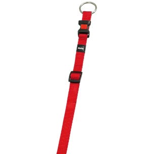 COLLARE DA CANE ROSSO IN NYLON 55-75 CM 40 MM