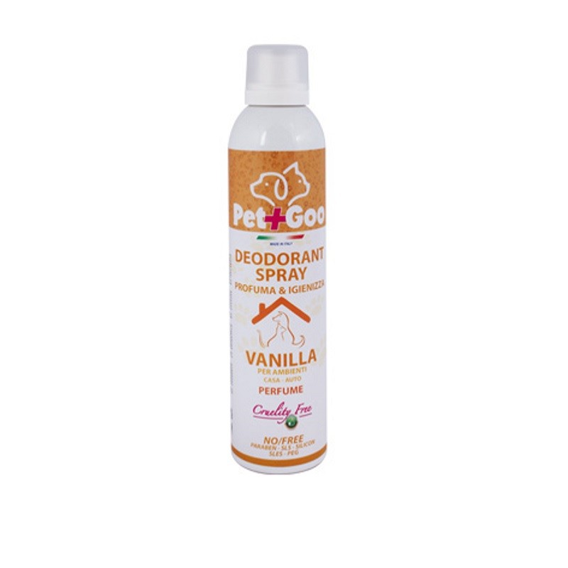 DEODORANTE/IGIENIZZANTE SPRAY 300ml Vanilla fragrance- per ambienti, auto e casa