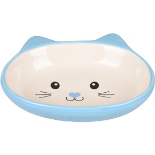 CIOTOLA PER GATTO ISA CERAMICA BLU CHIARO 170 ML 14 CM