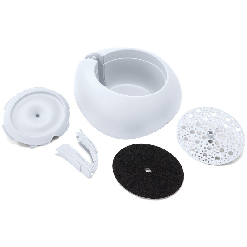 FONTANELLA D'ACQUA PER CANI E GATTI GHIACCIO cm 32 x 28 x 13,5 lt 2