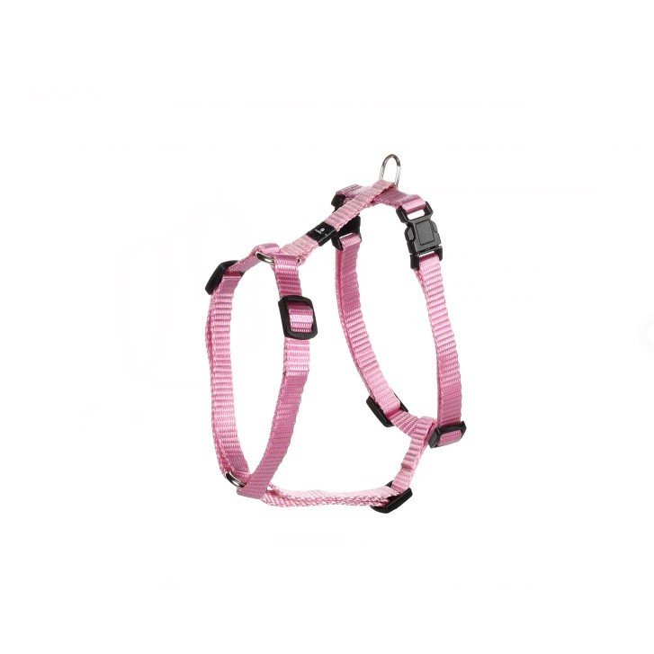 PETTORINA DA CANE ROSA IN NYLON cm 60-85 x 70-100 x 25 mm
