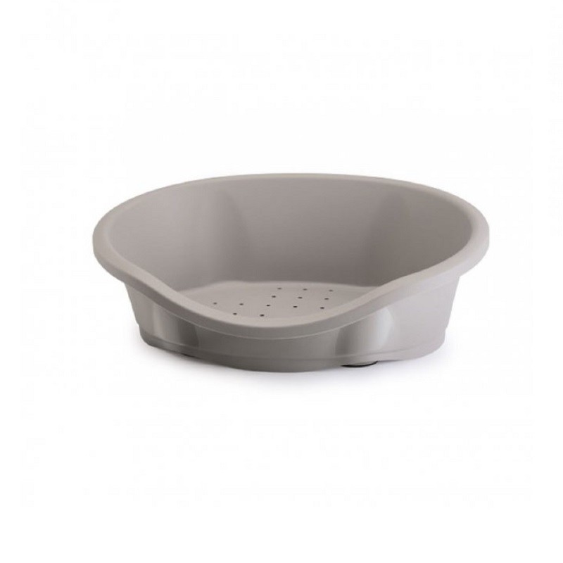 CUCCETTA in PLASTICA IMAC "DIDO 80" GRIGIA cm 80 x 57 x 24,5 h