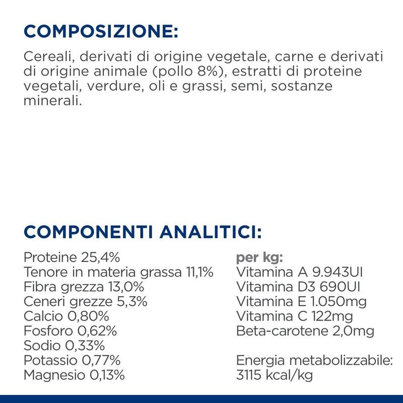 HILL'S PRESCRIPTION DIET CROCCHETTE CANE METABOLIC KG 10