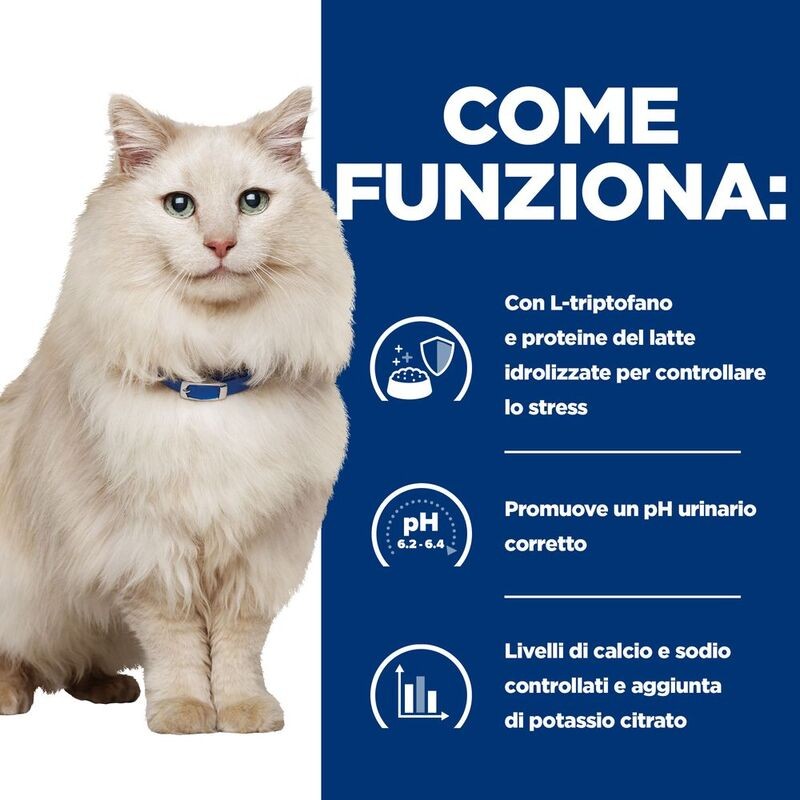 HILL'S PRESCRIPTION DIET CROCCANTINI GATTO C/D URINARY STRESS KG 1,5