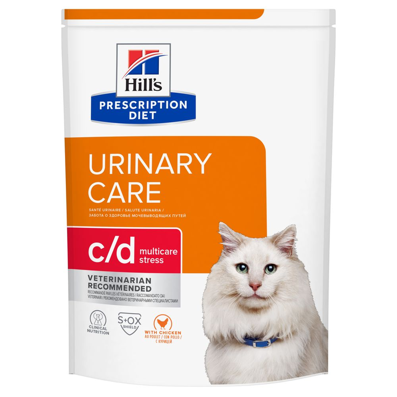 HILL'S PRESCRIPTION DIET CROCCANTINI GATTO C/D URINARY STRESS KG 1,5