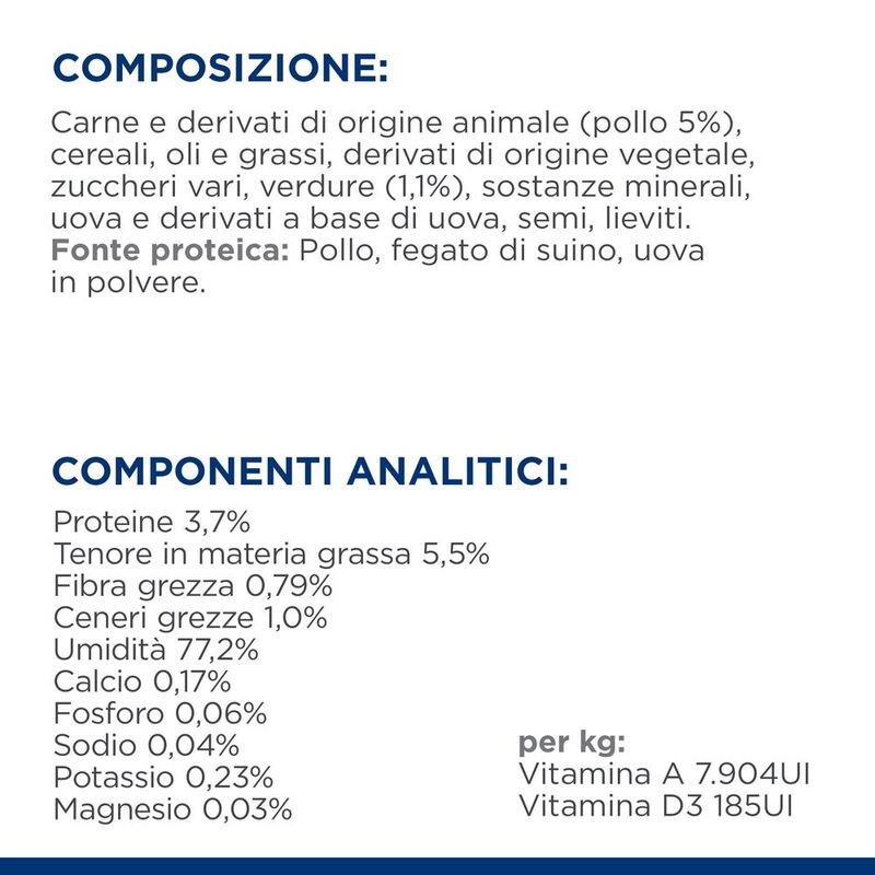 HILL'S PRESCRIPTION DIET SPEZZATINO CANE K/D POLLO E VERDURE GR 354 (12 lattine)
