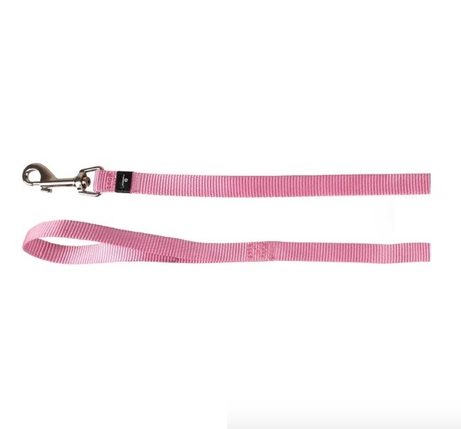 GUINZAGLIO DA CANE ROSA IN NYLON 100 CM 10 MM