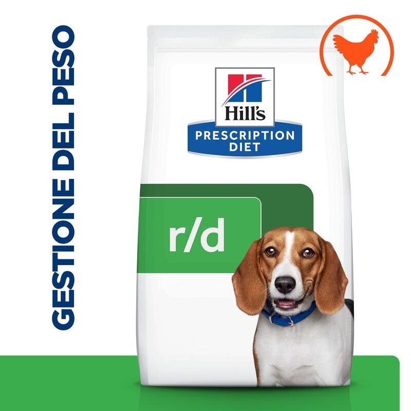 HILL'S PRESCRIPTION DIET CROCCHETTE CANE R/D KG 1,5