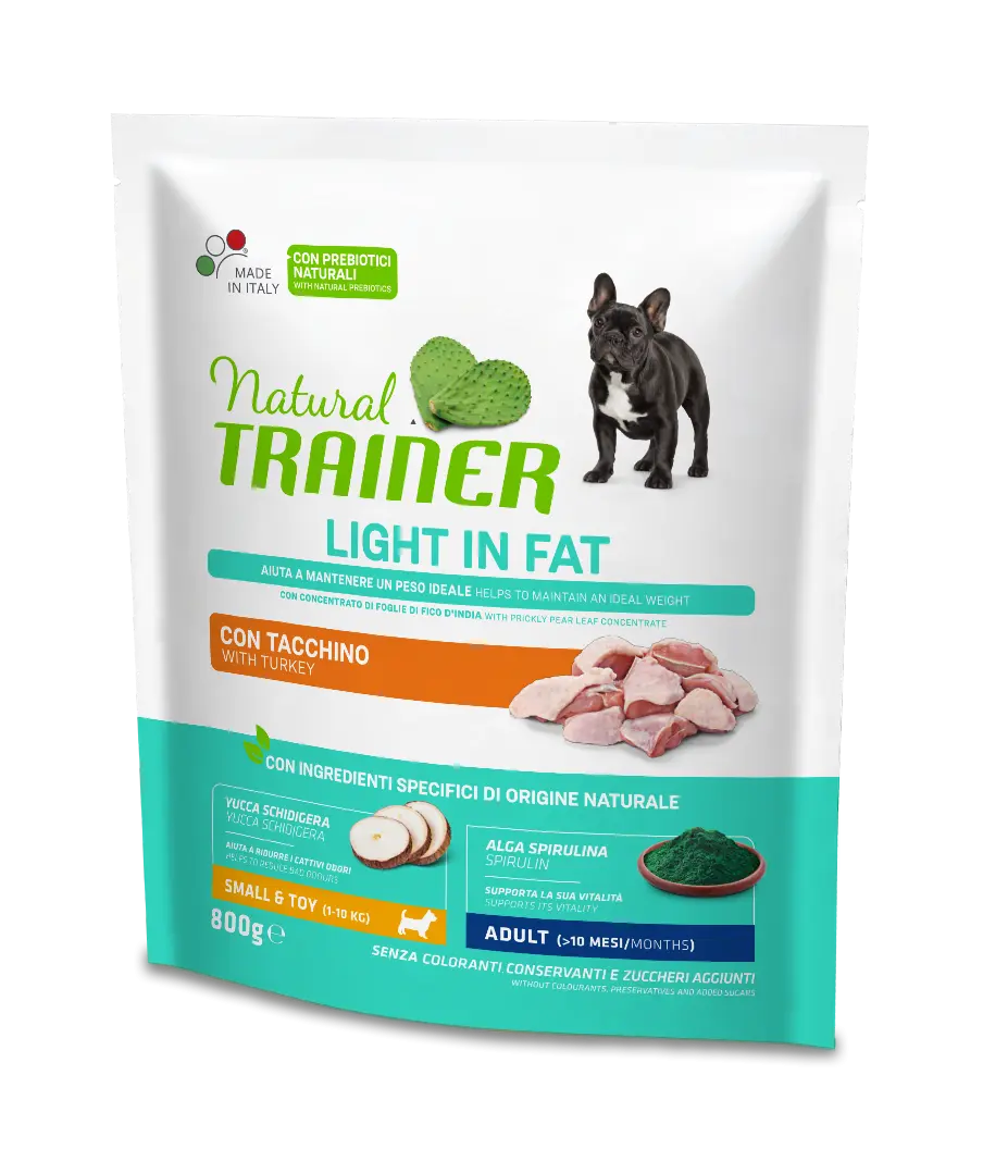 NATURAL TRAINER CROCCHETTE CANE SMALL&TOY LIGHT IN FAT TACCHINO 800 GR