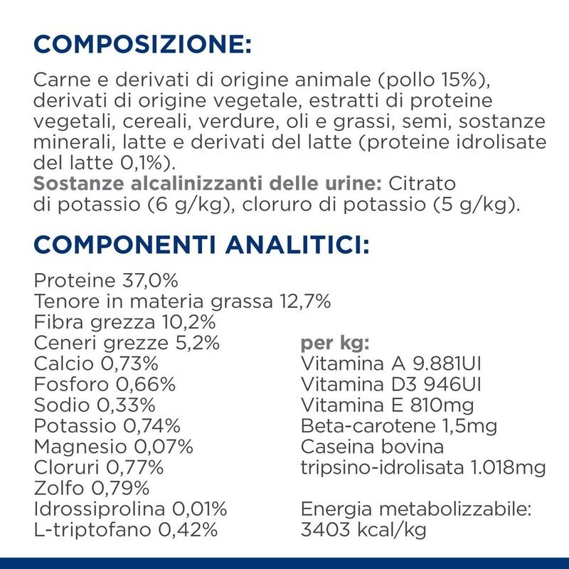 HILL'S PRESCRIPTION DIET CROCCANTINI GATTO C/D URINARY STRESS + METABOLIC KG 1,5