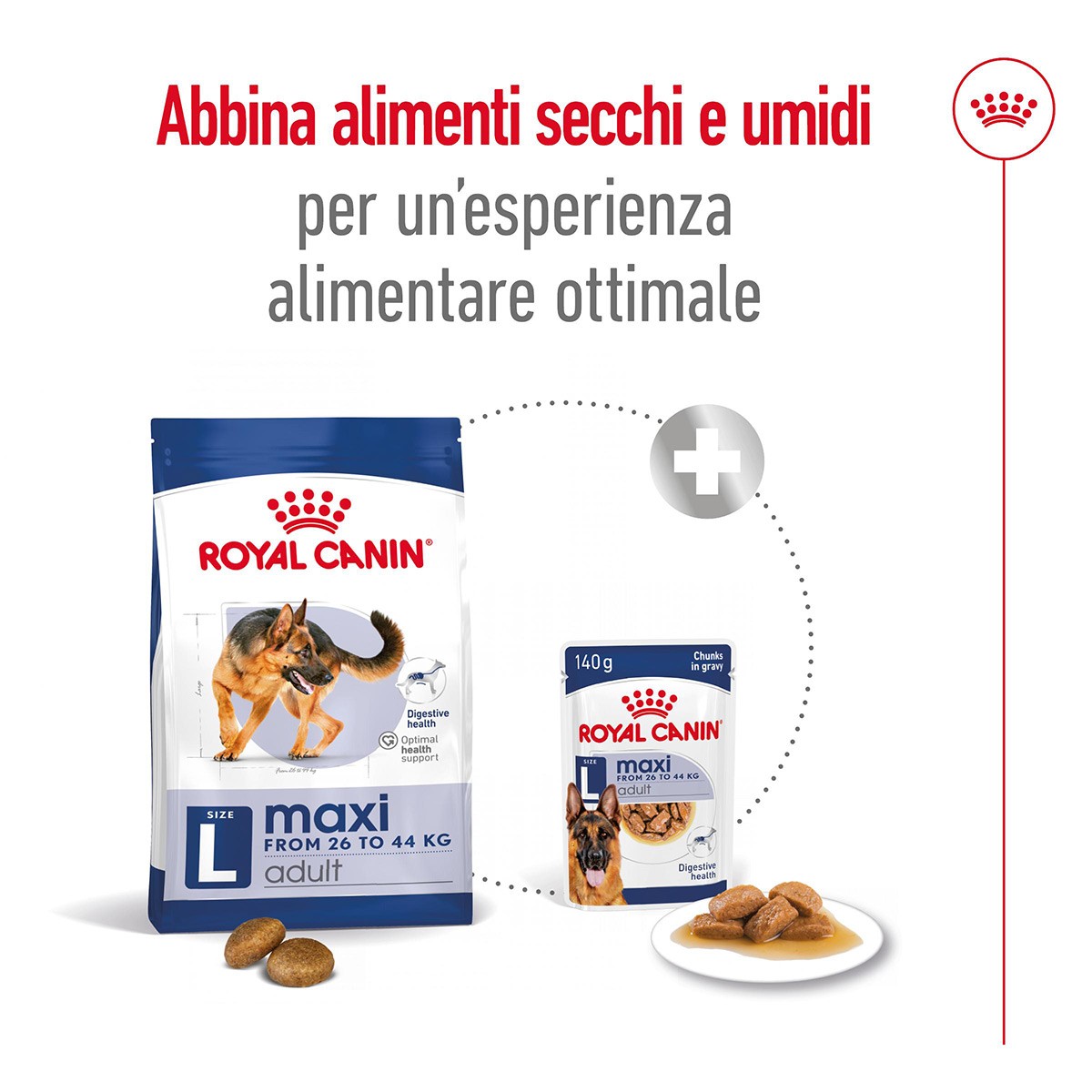 ROYAL CANINÂ® SIZE HEALTH NUTRITION MAXI ADULT KG 4 - Alimento secco per cani adulti di taglia grande (tra 26 e 44 kg)